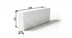 Инси блок D500 625x100x250