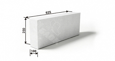 Инси блок D500 625x100x250