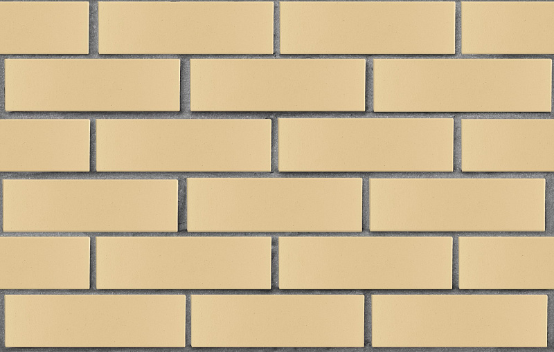 Кирпич лицевой пустотелый бежевый гладкий