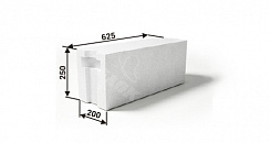 Инси блок D500 625х200х250