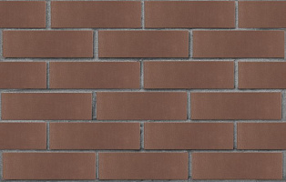 Кирпич лицевой пустотелый темно-коричневый гладкий