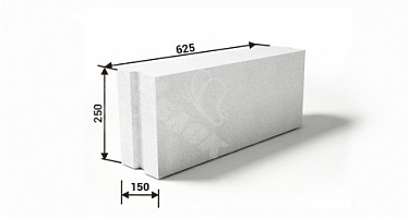 Инси блок D500 625x150x250