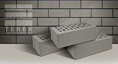 Кирпич TEREX Серый утолщенный
