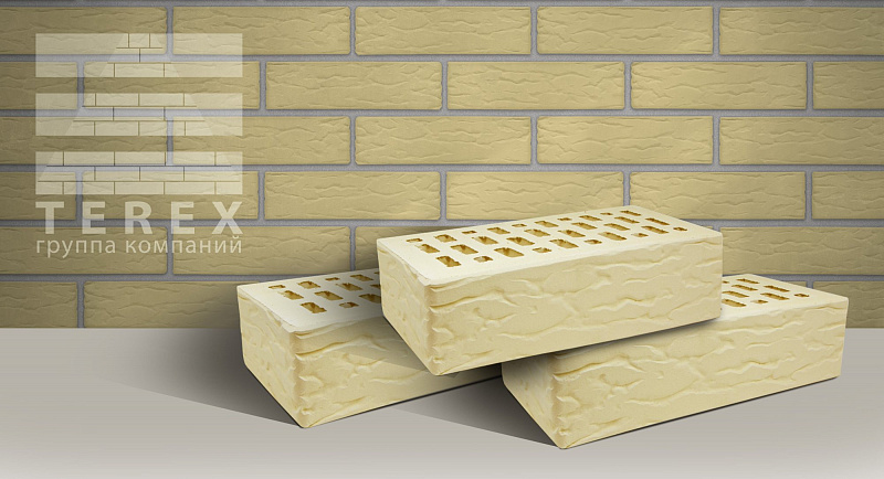 Кирпич TEREX Слоновая кость рустик